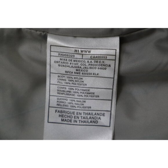 Vintage Nike 2XL Blue Hooded Windbreaker Jacket Full Zip Removable Liner 2-in-1 - Picture 14 of 16